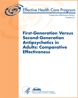 Cover of First-Generation Versus Second-Generation Antipsychotics in Adults: Comparative Effectiveness