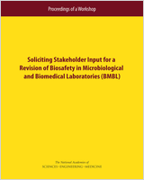 Cover of Soliciting Stakeholder Input for a Revision of Biosafety in Microbiological and Biomedical Laboratories (BMBL)