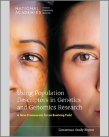 Cover of Using Population Descriptors in Genetics and Genomics Research