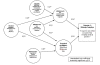 Figure 2. Outcome 1—path analysis for preintervention data, all physicians.