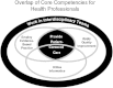 Figure 3-1. Relationship among core competencies for health professionals.