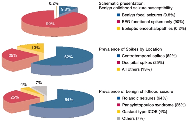 Figure 9.1. Schematic presentation of benign childhood seizure susceptibility syndrome.