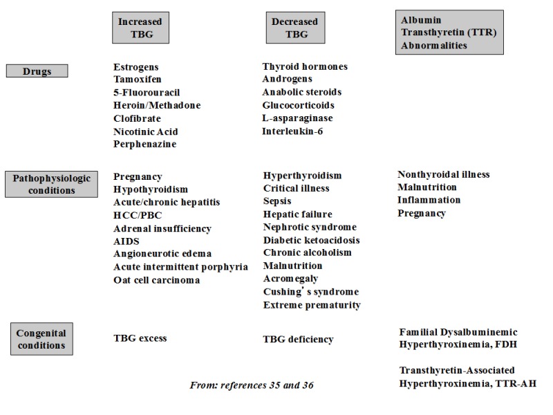 Assay of Thyroid Hormones and Related Substances - Endotext - NCBI Bookshelf
