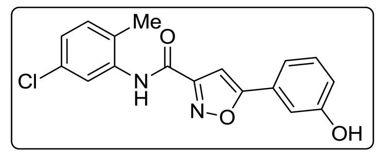 N-(5-Chloro-2-methylphenyl)-5-(3-hydroxyphenyl)isoxazole-3-carboxamide ML404 / CID 72199308 (KSC-392-065; KUC114043N).