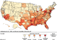 FIGURE E-16. Quintiles of Medicare spending in the last 2 years of life by region.