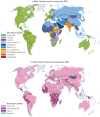 Map 2.1. Most Common Cancers Diagnosed in Men and Women in 184 Countries, 2012, Ages 0–69 Years.