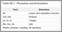 表66.1。发音和发音。