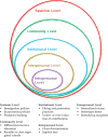 FIGURE 3-2. Social ecological model with examples of racism constructs.