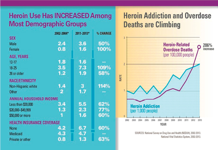 FIGURE 4-2. Public health impact of heroin use.