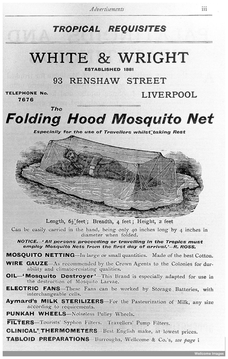 Mosquito nets for the tropics