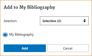 Manage My Bibliography