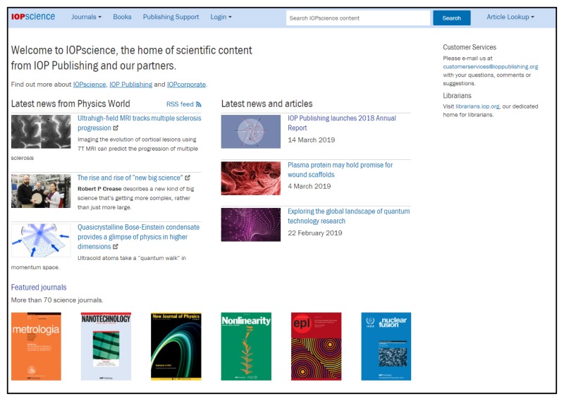 Integrating JATS and BITS into a new content model for IOP Publishing ...