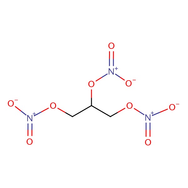 Nitroglycerin Chemical Structure