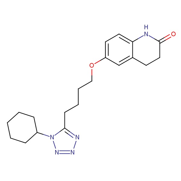Image of Cilostazol Chemical Structure