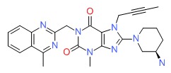 Linagliptin Chemical Structure