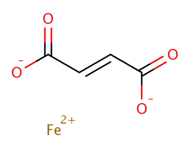Image of Ferrous Fumarate Chemical Structure