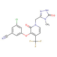 Doravirine Chemical Structure