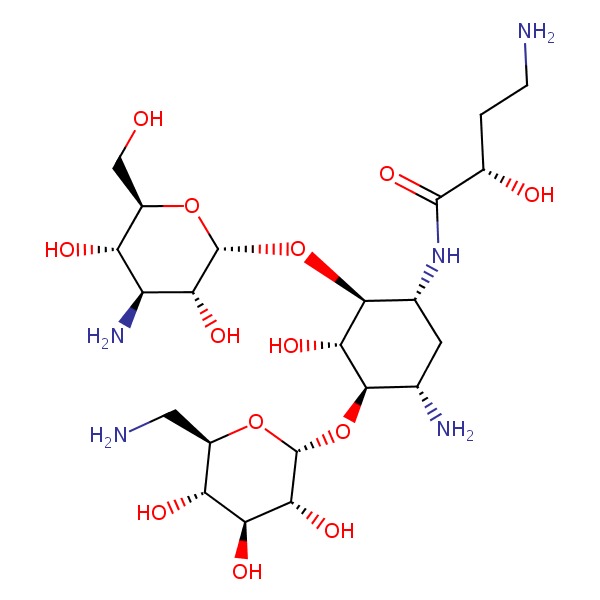 Amikacin chemical structure