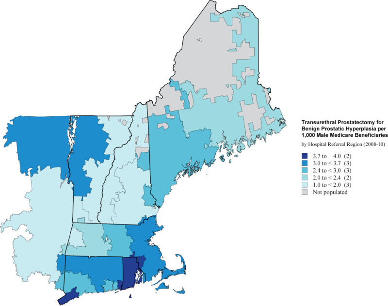 Map 18. Transurethral resection of the prostate (TURP) for benign ...