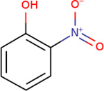 Chemical structure for 2-Nitrophenol