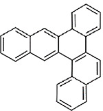 Diagram of Chemical Structure for Naphtho(2,3-g)chrysene (CASRN 196-64-5) candidate structural analogues identified for Perylene.