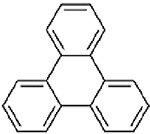 Diagram of Chemical Structure for Triphenylene (CASRN 217-59-4) a structural analogue identified for Perylene.