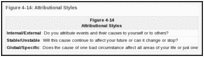 Figure 4-14: Attributional Styles.