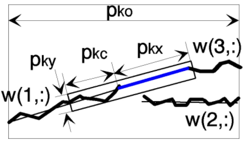 Fig 4 109 Demonstrative Lines Correction Diagram With Marked Algorithm Parameters Pkc Pkx Pky And Pko Image Processing In Optical Coherence Tomography Ncbi Bookshelf