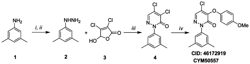 Figure 3.1. Synthesis scheme for ML181.