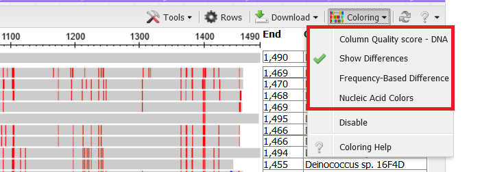 4peaks sequence alignment software