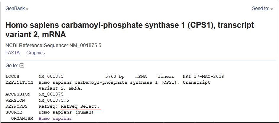 Ncbi Refseq Select