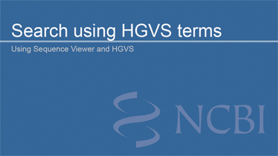 HGVS terms to search