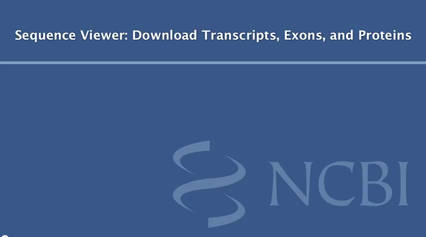 Download transcripts, exons, and proteins