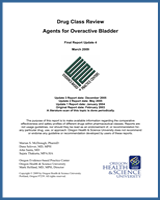Cover of Drug Class Review: Agents for Overactive Bladder