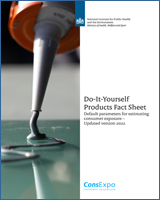 Cover of Do-It-Yourself Products Fact Sheet: Default parameters for estimating consumer exposure – Updated version 2022