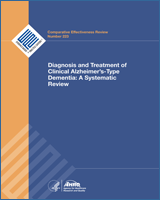Cover of Diagnosis and Treatment of Clinical Alzheimer’s-Type Dementia: A Systematic Review