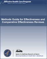 Cover of Methods Guide for Effectiveness and Comparative Effectiveness Reviews