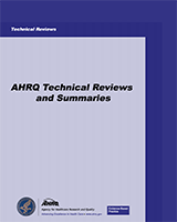 Cover of AHRQ Technical Reviews