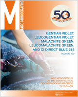 Cover of Gentian Violet, Leucogentian Violet, Malachite Green, Leucomalachite Green, and CI Direct Blue 218