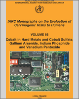 Cover of Cobalt in Hard Metals and Cobalt Sulfate, Gallium Arsenide, Indium Phosphide and Vanadium Pentoxide