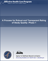 Cover of A Process for Robust and Transparent Rating of Study Quality: Phase 1