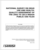Cover of National Survey on Drug Use and Health