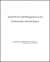 Cover of Animal Care and Management at the National Zoo: Interim Report