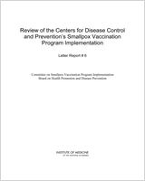 Cover of Review of the Centers for Disease Control and Prevention's Smallpox Vaccination Program Implementation