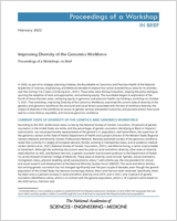 Cover of Improving Diversity of the Genomics Workforce