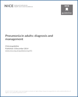 Cover of Pneumonia in adults: diagnosis and management