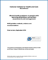 Cover of Mental Health Problems in People with Learning Disabilities: Prevention, Assessment and Management