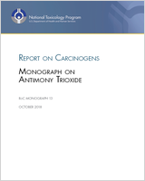 Cover of Report on Carcinogens Monograph on Antimony Trioxide