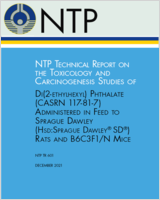 Cover of NTP Technical Report on the Toxicology and Carcinogenesis Studies of Di(2-ethylhexyl) Phthalate (CASRN 117-81-7) Administered in Feed to Sprague Dawley (Hsd:Sprague Dawley® SD®) Rats