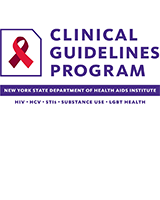 Cover of New York State Department of Health AIDS Institute Clinical Guidelines